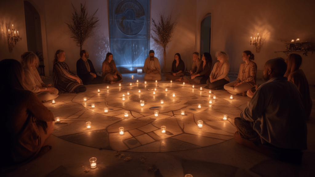 Talleres grupales e individuales de meditación y liberación emocional.